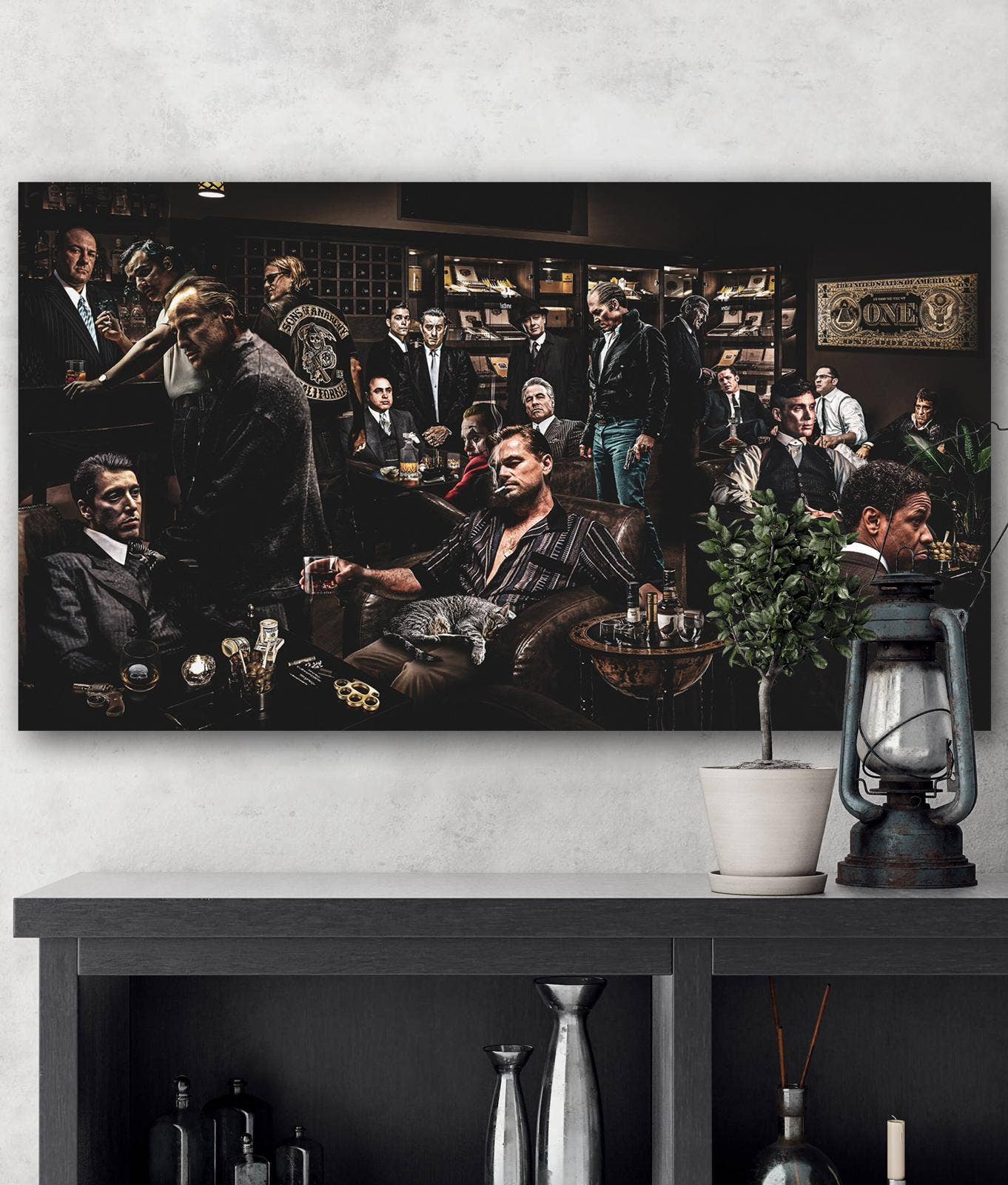 Tigon Art - Wholesale Art Print - Gangsters Cigar Club1