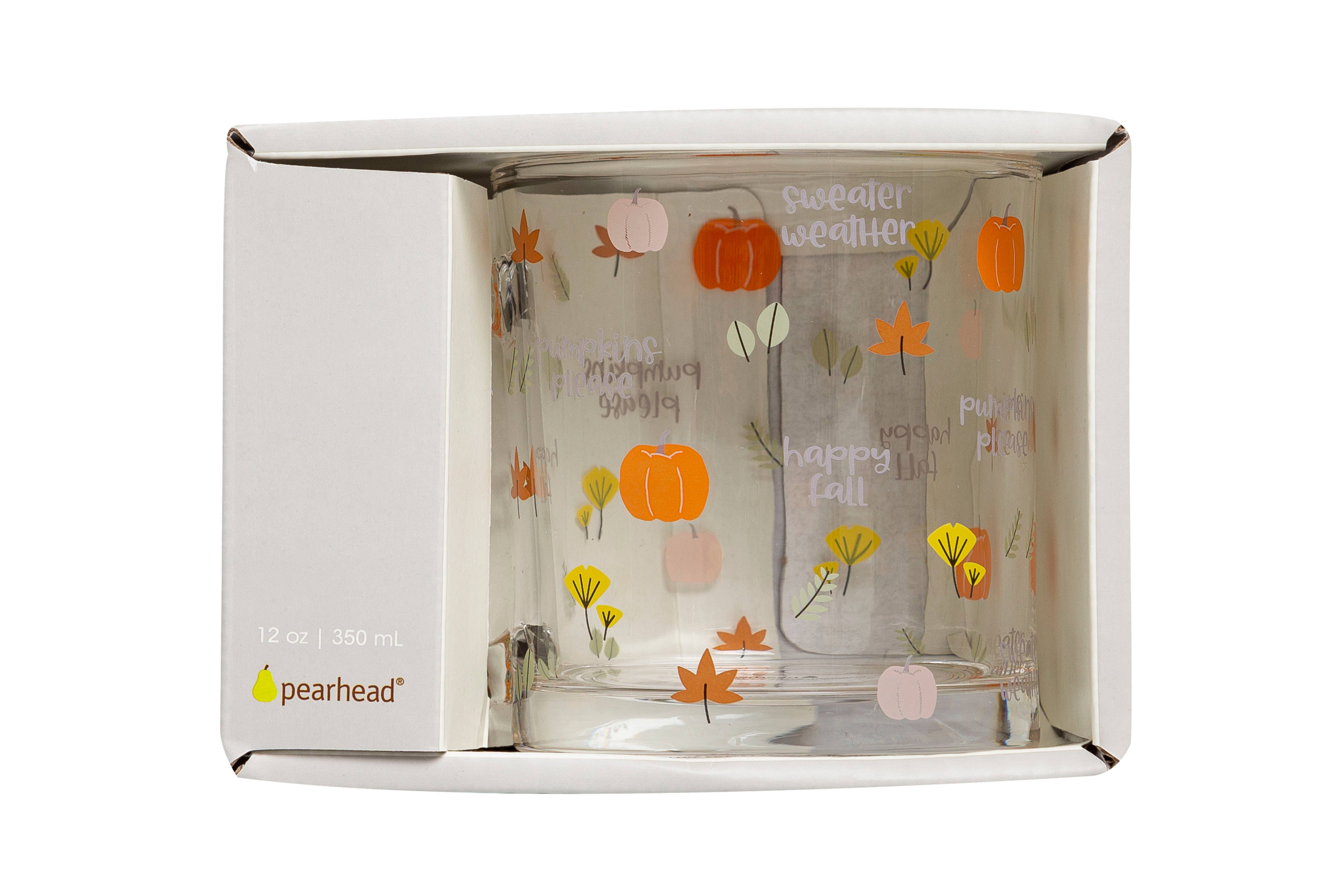 Pearhead - Wholesale Coffee Mug - Harvest Glass Mug, Fall Decor9