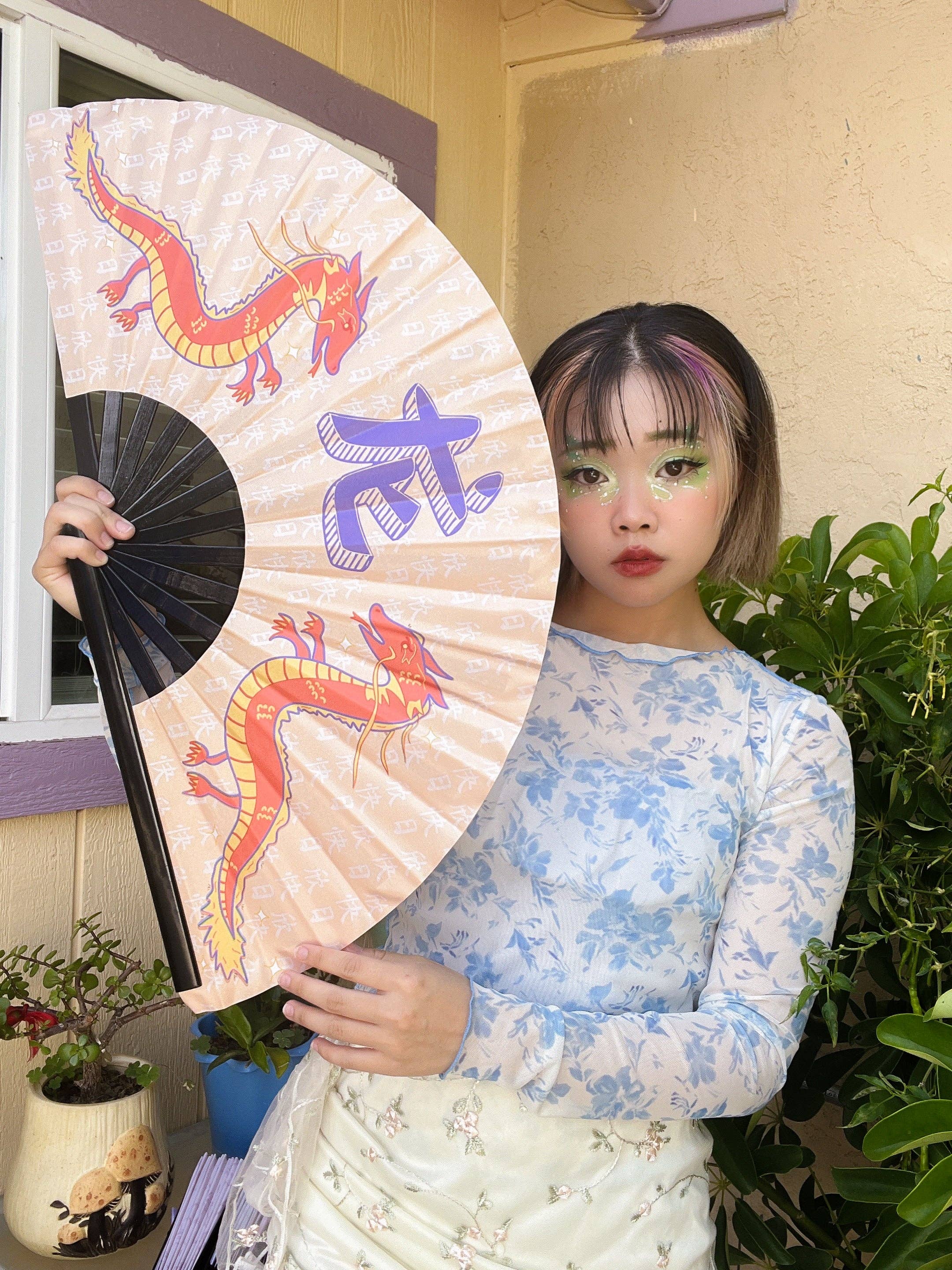 Euphoric Sun Inc - Wholesale Handheld Folding Fan - Festival/Rave Handheld Fans11