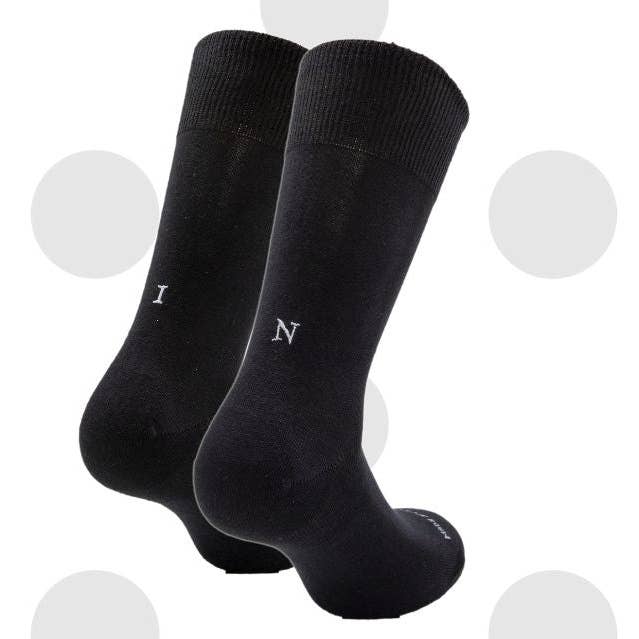 606 BLACK with SILVER LUREX Cotton - Ankle for wholesale by Individual Socks