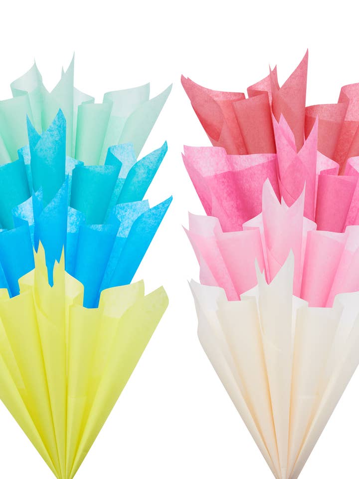 Papier de soie mélange de couleurs 40 feuilles | Multi-couleur multi-papier de soie pour la vente par DICKENS INC.