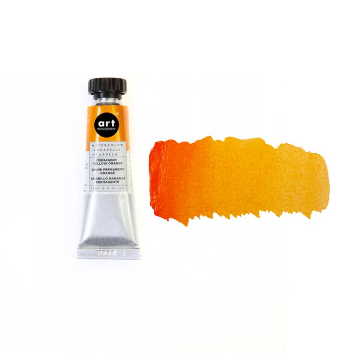 Art Philosophy®, aquarelle permanente, jaune, orange, 15 ml #2 pour la vente par Art Philosophy
