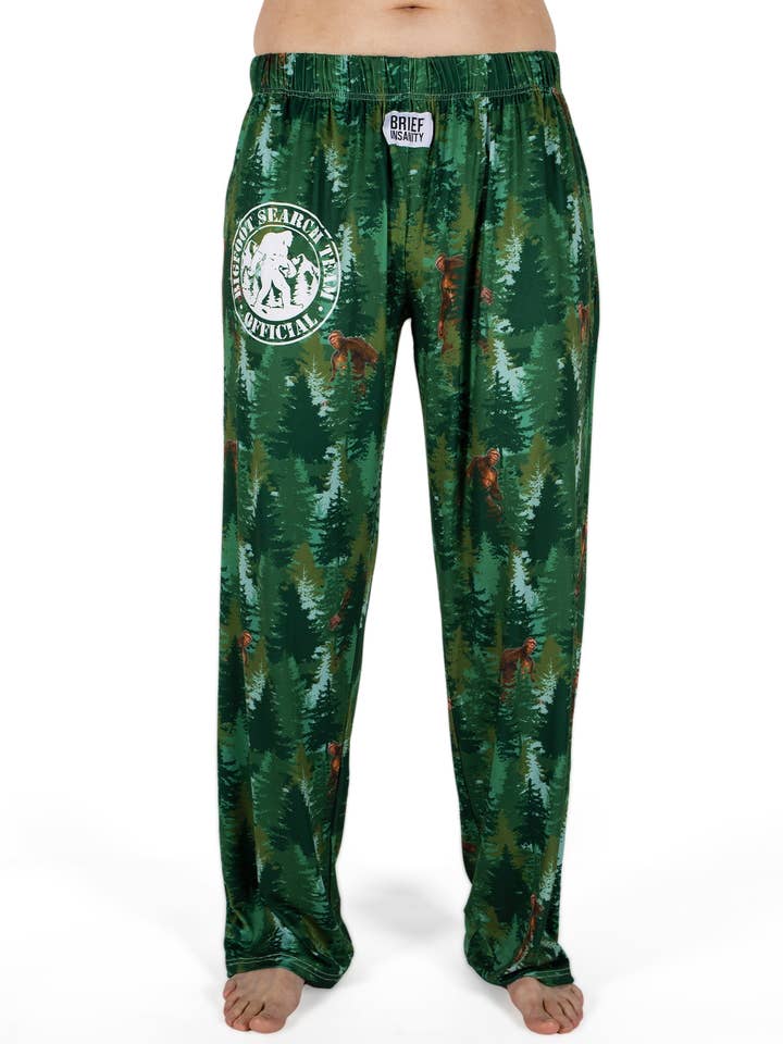 Bigfoot Search Team Pajama Lounge Pants for wholesale by BRIEF INSANITY