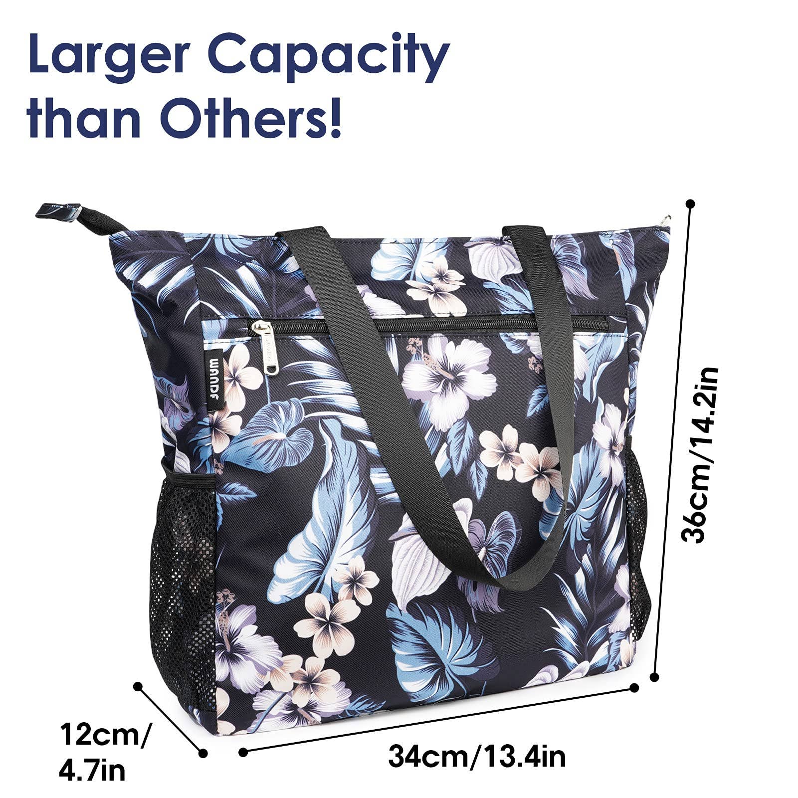 wandf - Wholesale Beach Bag - WANDF Water-resistant Beach Shoulder Tote Bag for Women38