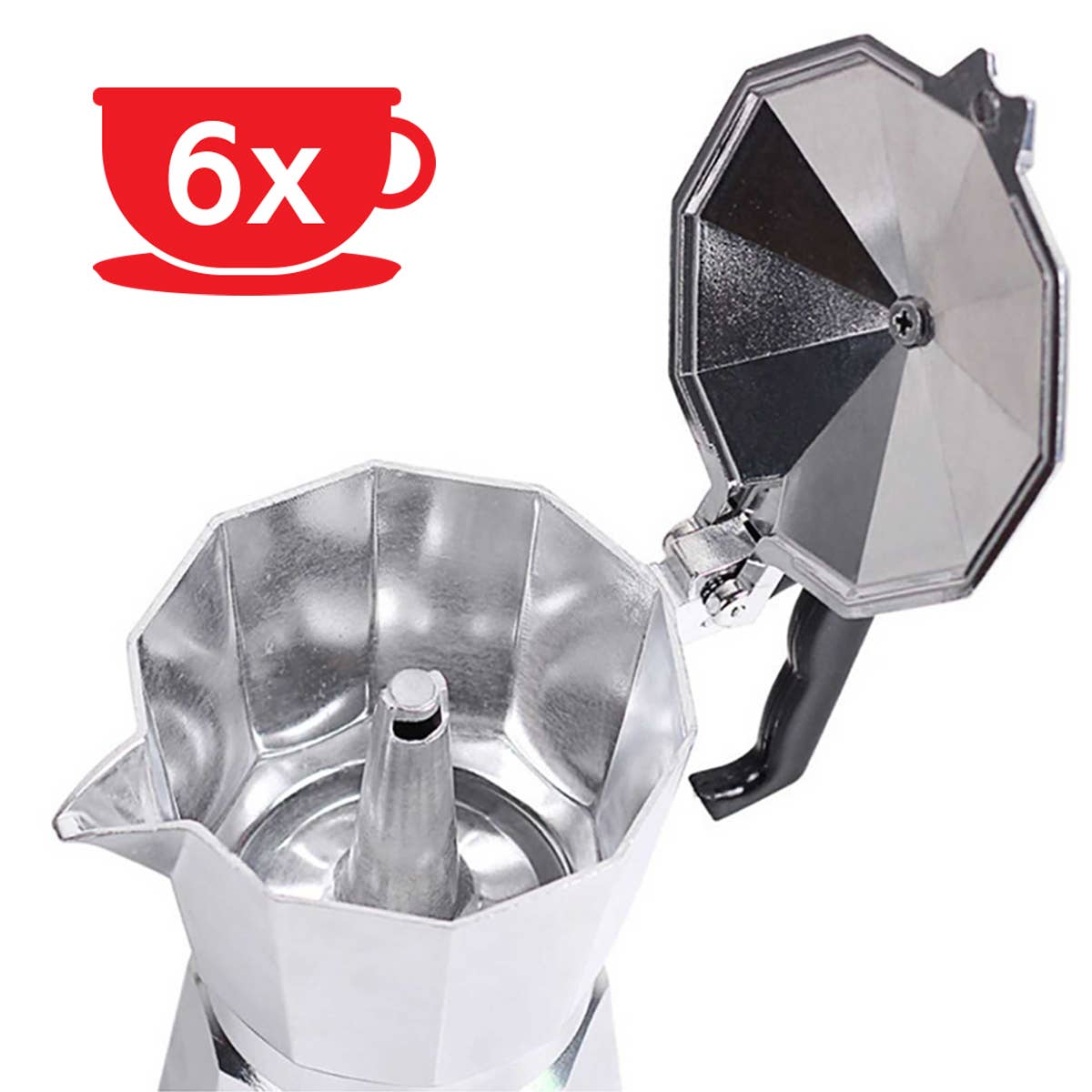 Haeger - Wholesale Percolator - Coffee maker MOKA Pot6 - aluminum1