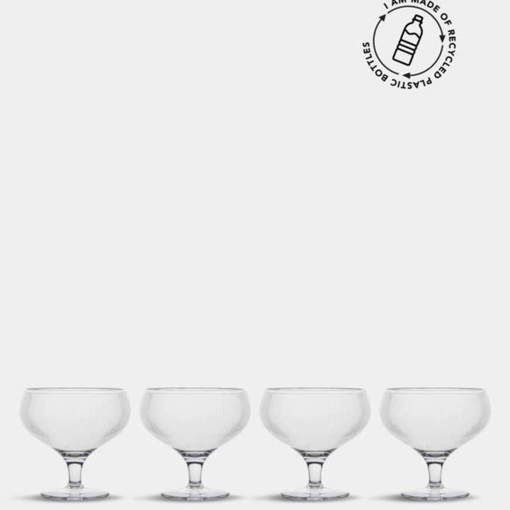 Sagaform by Widgeteer Billi Coupe Glass, Set of 4 for wholesale by Sagaform Inc