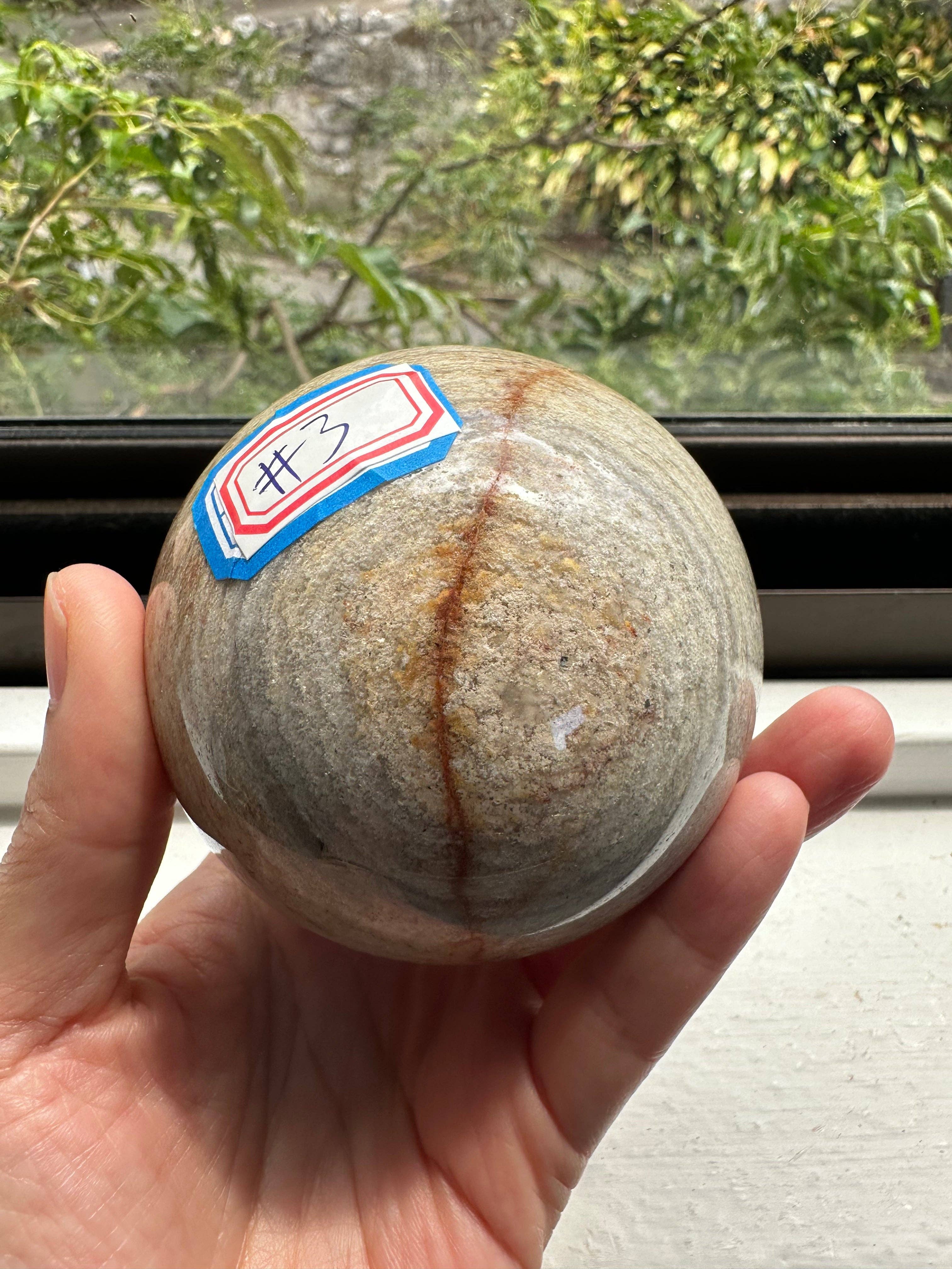 Moon Rituals - Wholesale Spiritual stone/crystal - Enchanting Garden Quartz Sphere | Natural Lodolite Crystal Ball | Healing Meditation Gemstone, Christmas Crystal Gift #34