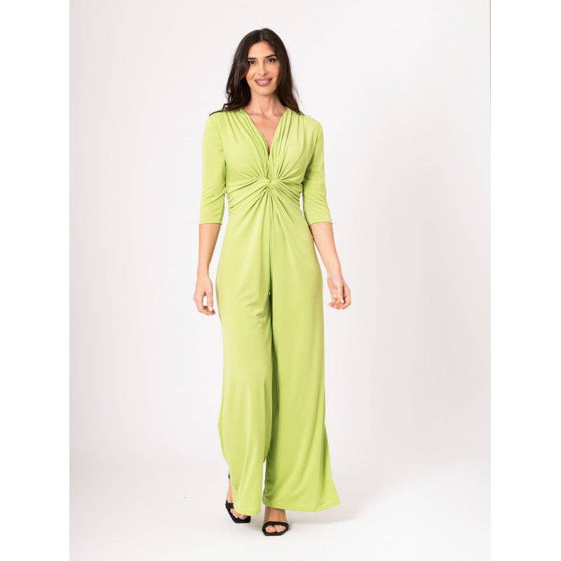 Julie d orleac - Wholesale Jumpsuit - Women's - Plain pistachio single knot2