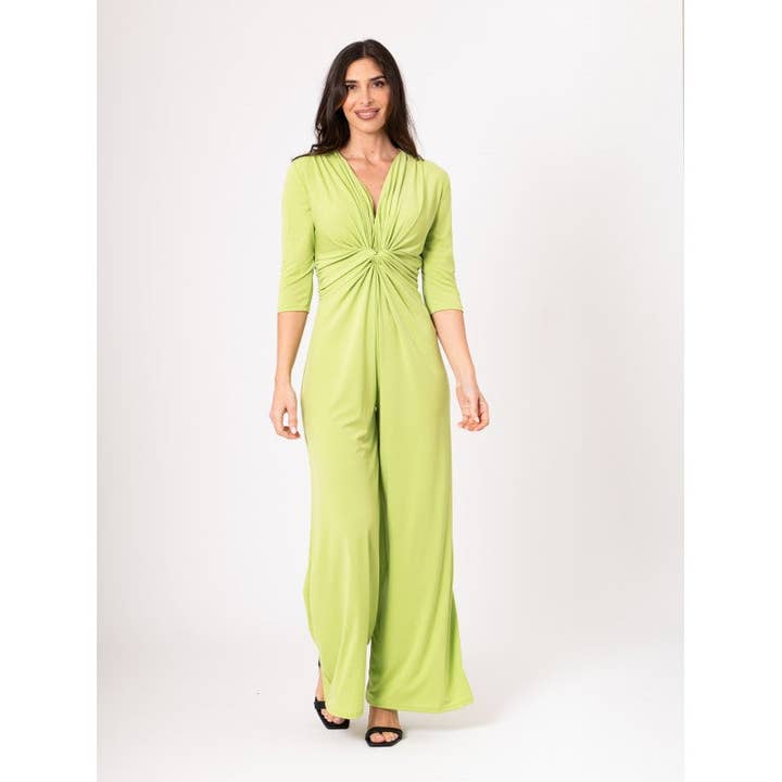 Julie d orleac - Wholesale Jumpsuit - Women's - Plain pistachio single knot2