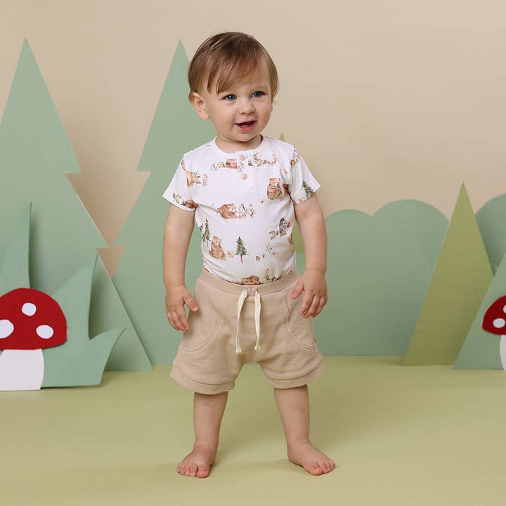 Snuggle Hunny - Wholesale Bodysuit (Non-Footed) - Baby - Bears Short Sleeve Organic Bodysuit4