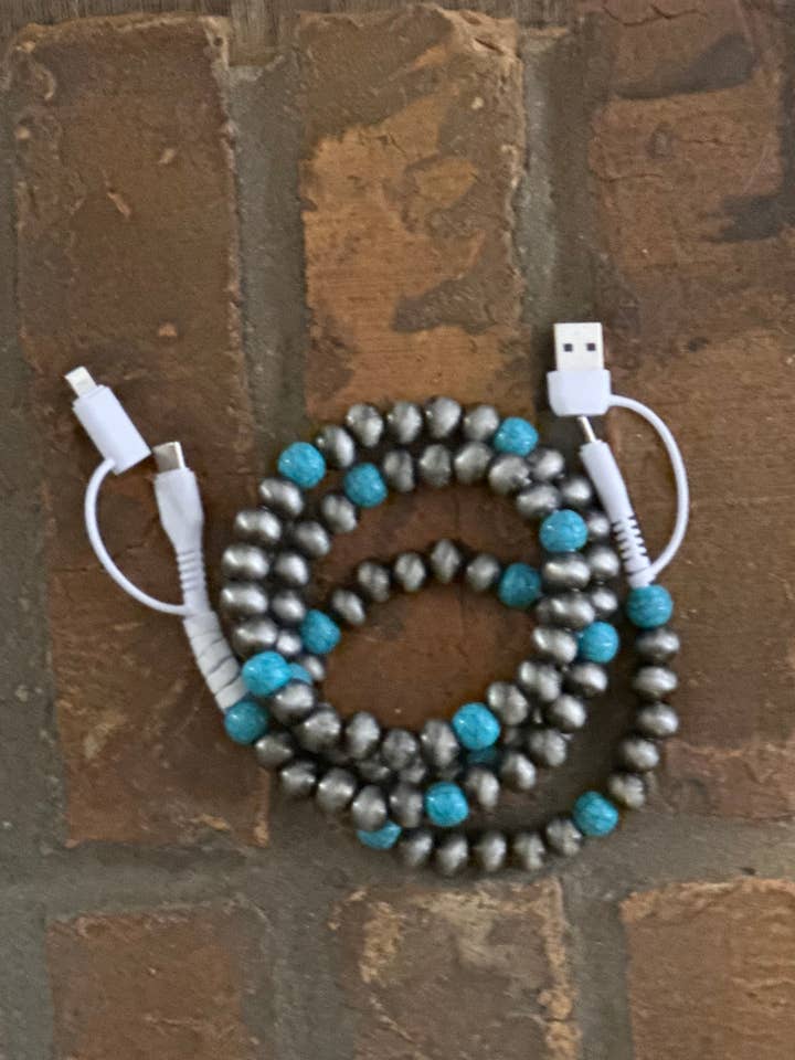 Mixed Bead 4-in-1 charger for wholesale by Rockin Clips