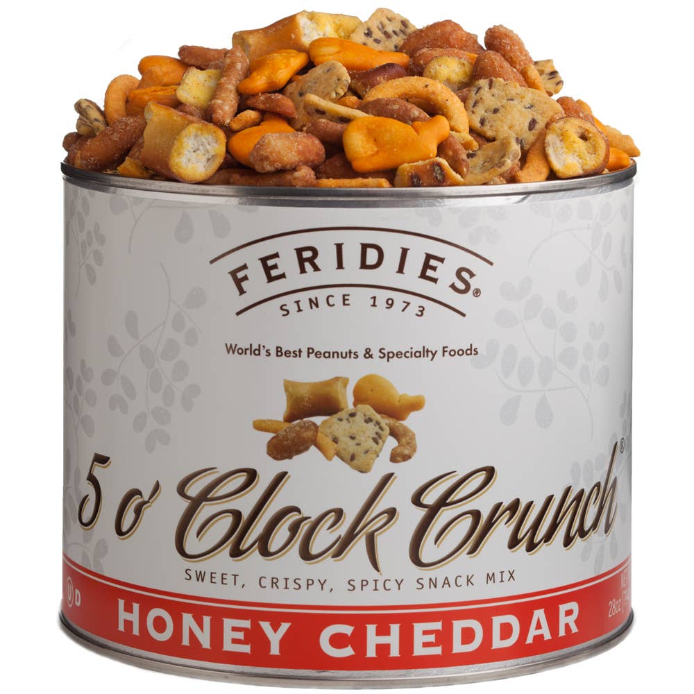 FERIDIES - Wholesale Trail Mix - 28oz Tin 5 O'Clock Crunch Snack Mix0