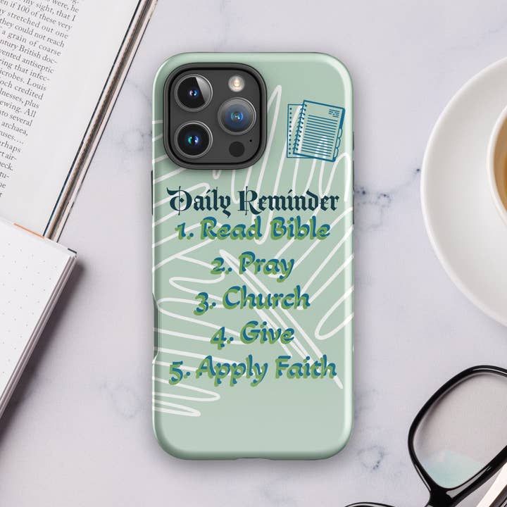 Tough Case for iPhone® - 5 Ways to Grow Your Faith Daily Reminder for wholesale by Grow Your Faith