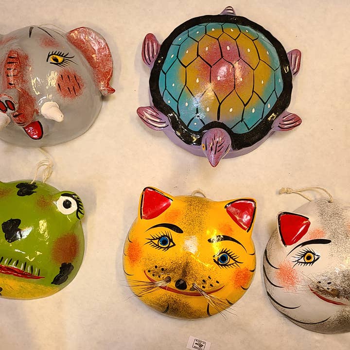 Arara Enterprises - Wholesale Ornament Set - Coconut Mask, Assorted2