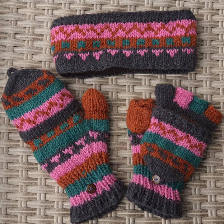 Cool Trade Winds – wholesale Mittens – Women's – Autumn Foldover Mitten / Gloves3