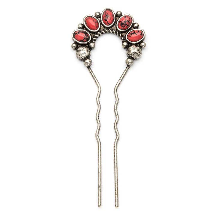 Artini Accessories - Wholesale Hair Pin - Genuine Stone Vintage Iconic Hair Stick1