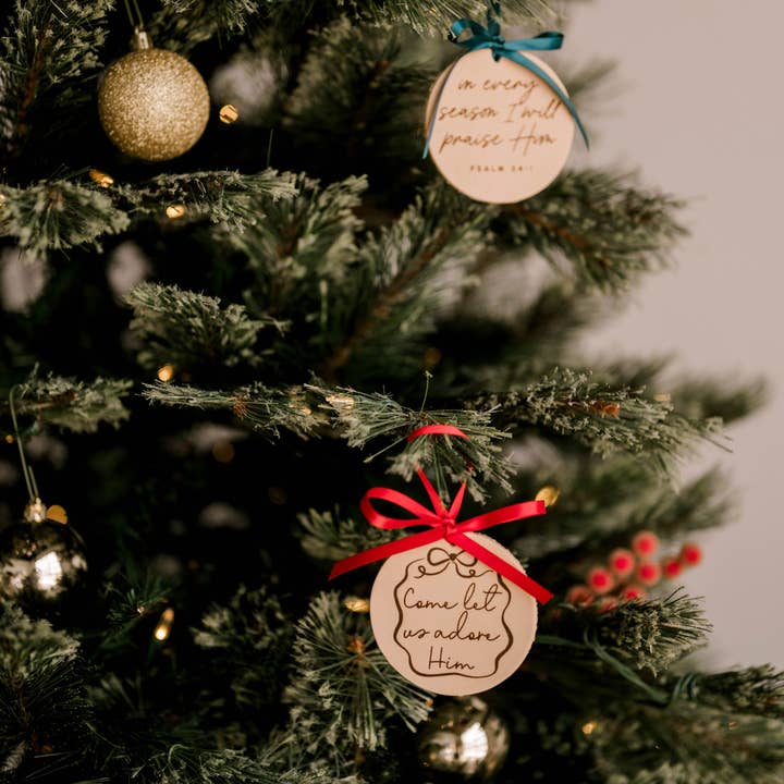 Dear Heart - Wholesale Ornament - Let Us Adore Him Ornament I Christian Faith