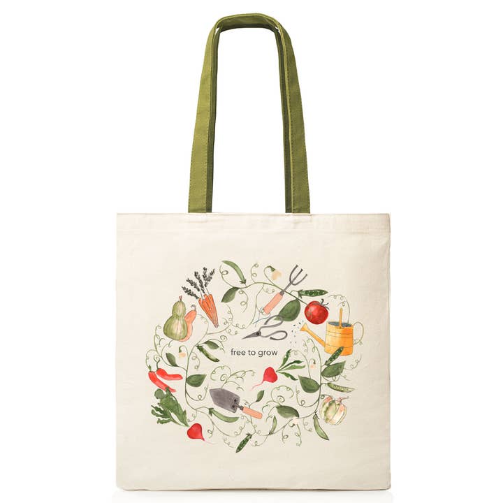 Free to Grow (Gardening Edition) Tote for wholesale by The Tote Project