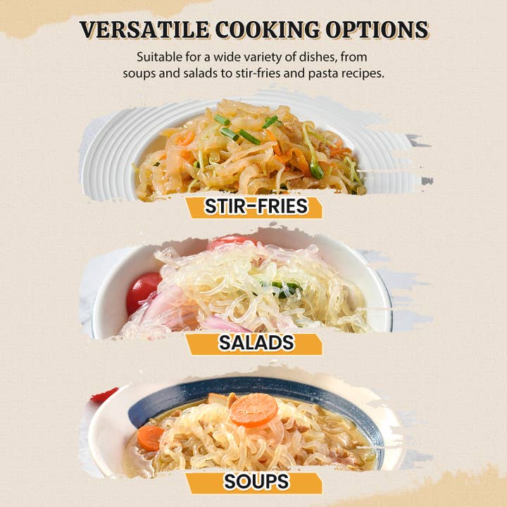 Heivy - Wholesale Pasta - 52USA Konjac Shirataki Noodle, Low Carb Pasta 52.8 Oz 10
