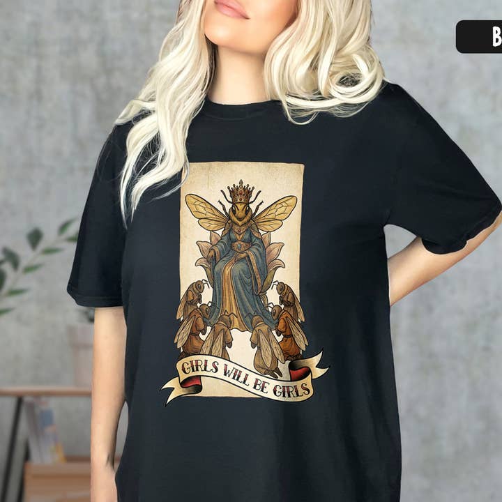 Empowered Women Feminist T-Shirt Queen Bee Advocacy Shirt for wholesale by Vivtrek