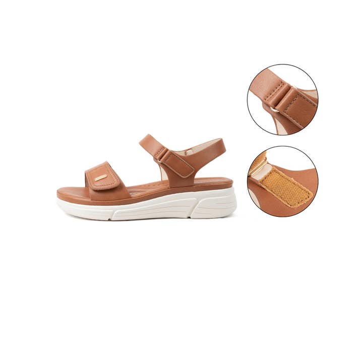 Gabylou - Vendita all'ingrosso Sandali - Donna - Sandali a pianta larga regolabili H - Modello Mia