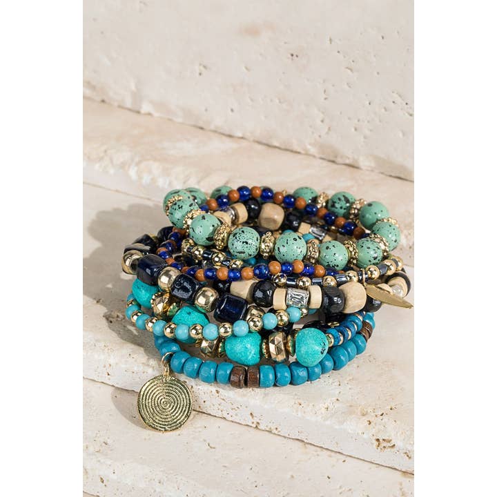 Urbanista - Wholesale Beaded Bracelet - Mixed Bead Bracelet Set4