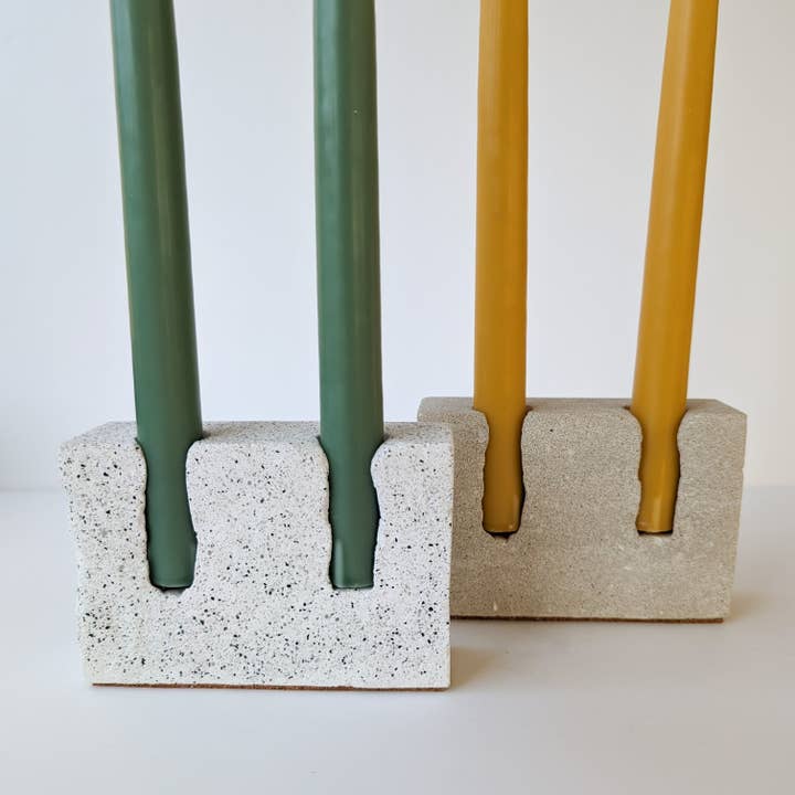 Mayhewn Studio - Wholesale Candle Holder - Modern Exposed Edge Candle Holder3