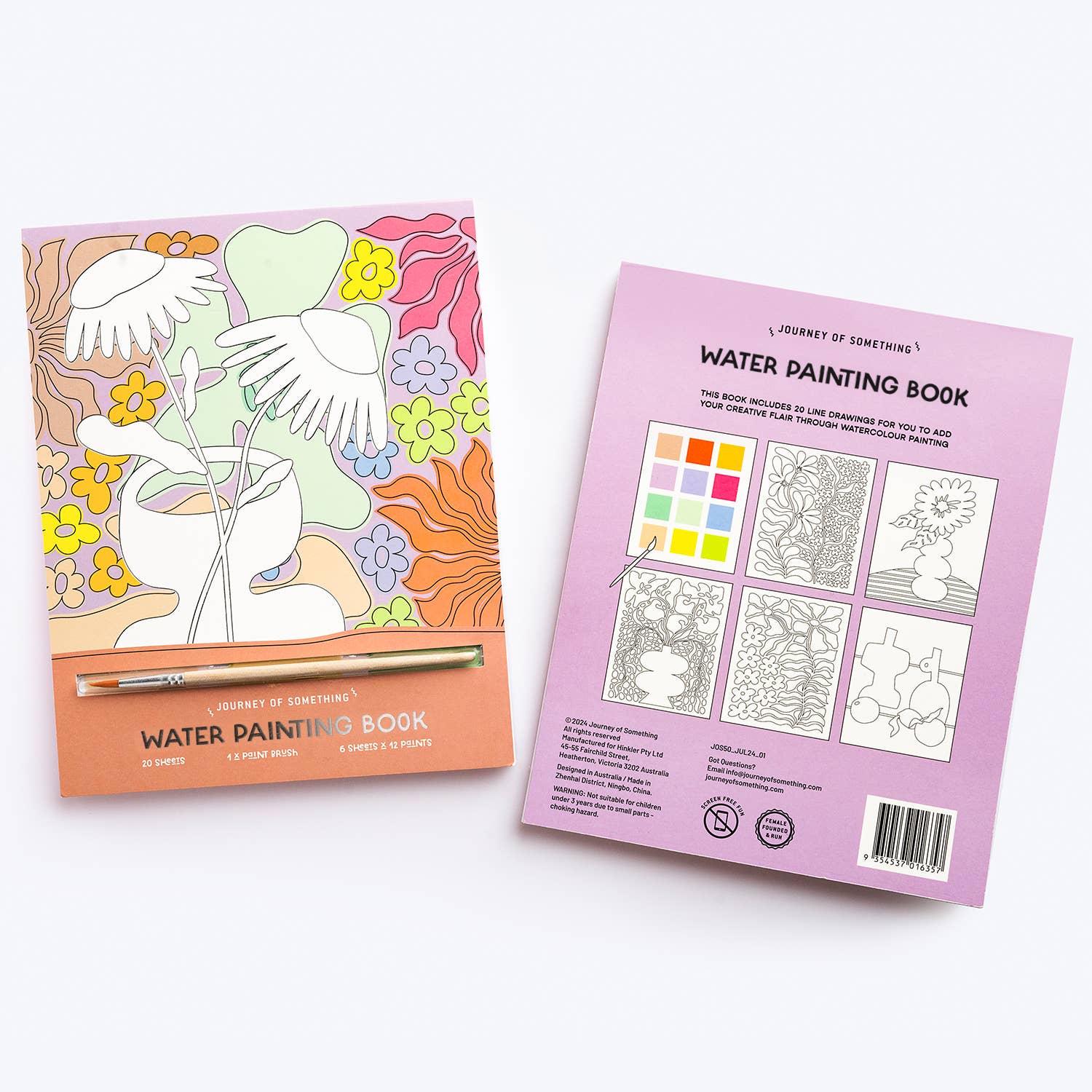 Journey Of Something AU & EU - Wholesale Crafts, hobbies & DIY book - Watercolour Painting Book1