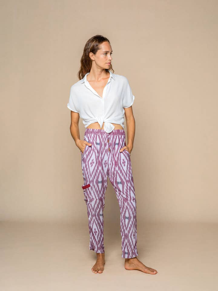 Flores pants. Handwoven. for wholesale by Zenwa