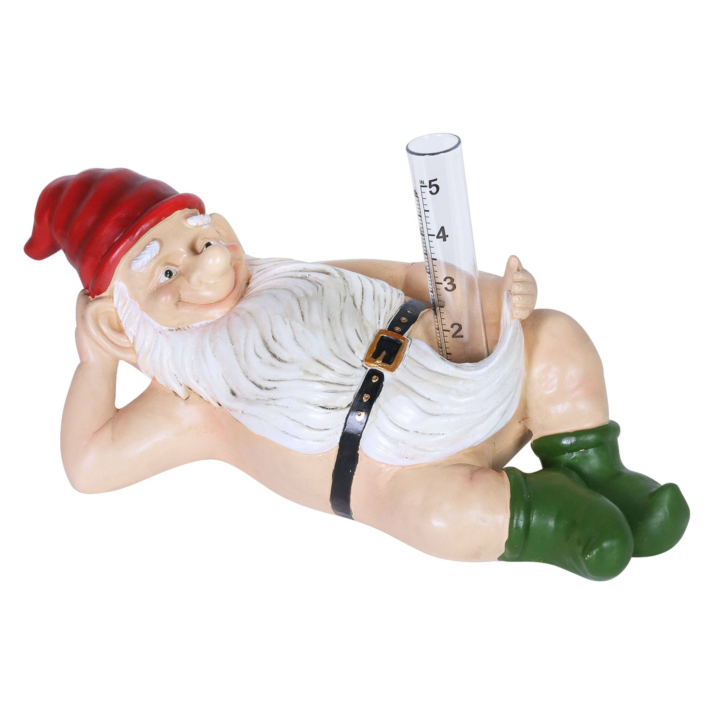 Exhart - Vente Nains de jardin - Pluviomètre nu Ralph Gnome7