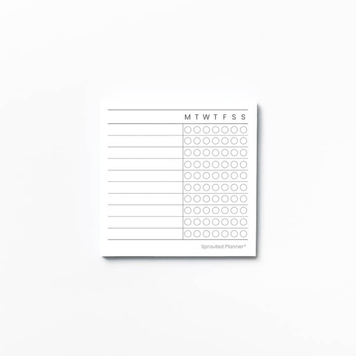 Sticky Notepad - Tracker for wholesale by Sprouted Planner