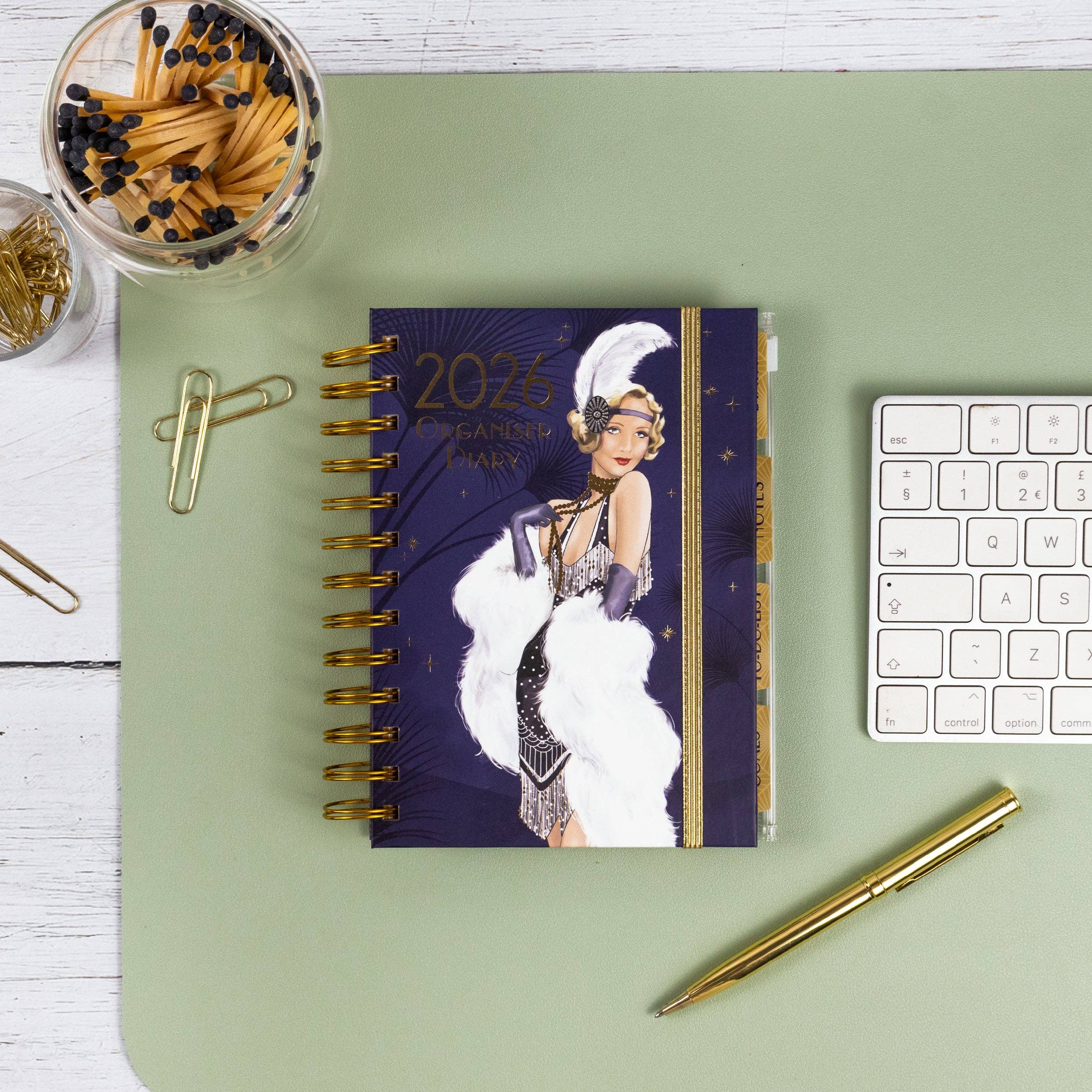 Robert Frederick Ltd - Wholesale Planner - Claire Coxon Art Deco 2026 Organiser Diary8