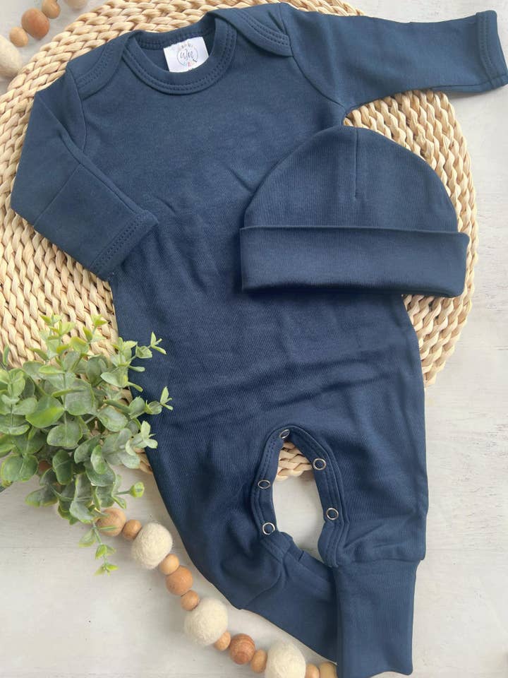 Wonderfully Made - Wholesale Jumpsuit - Baby - Baby Romper Wholesale Blank - Solids Patterns and Heathers