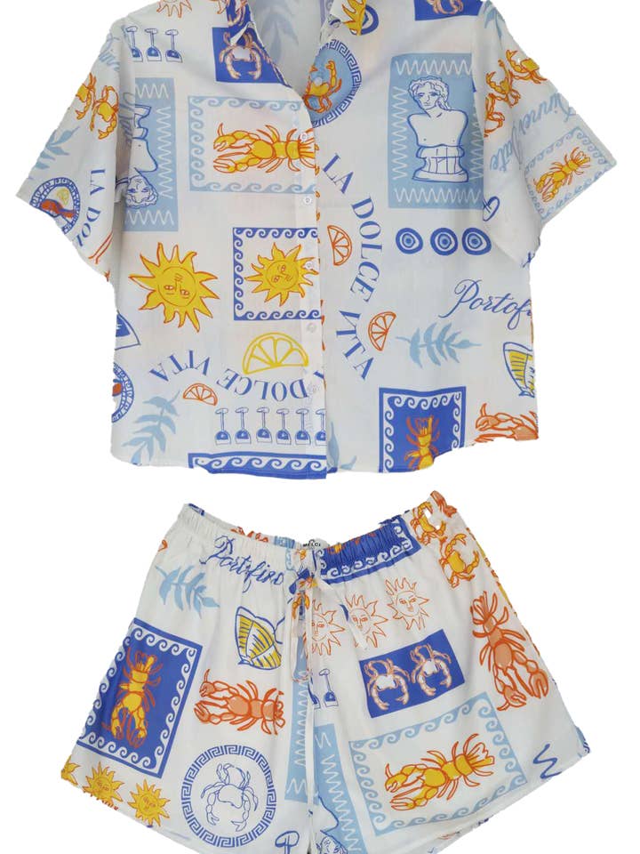 Melci Studio - Wholesale Lounge set – Women's - Dinner Date Two Piece Set 100% Cotton1