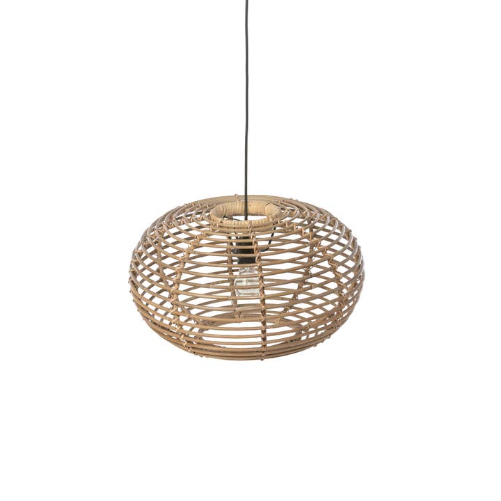Park Hill Collection - Wholesale Chandelier/Hanging Light - Park Hill Collection Kailani Rattan Pendant Light Small
