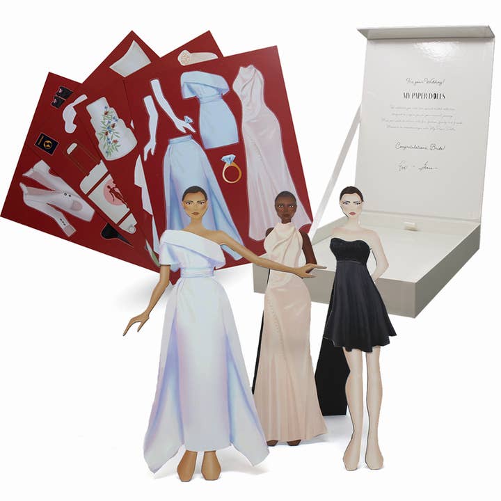 My Paper Dolls - Wholesale DIY craft kit - Wedded Bliss - The Bridal My Paper Dolls0