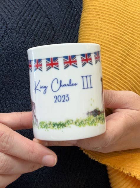 Mustard & Gray Ltd – wholesale Coffee mug – Catch Me If You Can Coronation 250ml Mug - Limited Ed6