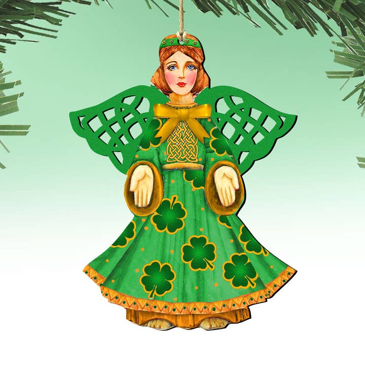 Irischer Engel-Ornament G.debrekht - Designocracy für den Großhandel von Designocracy