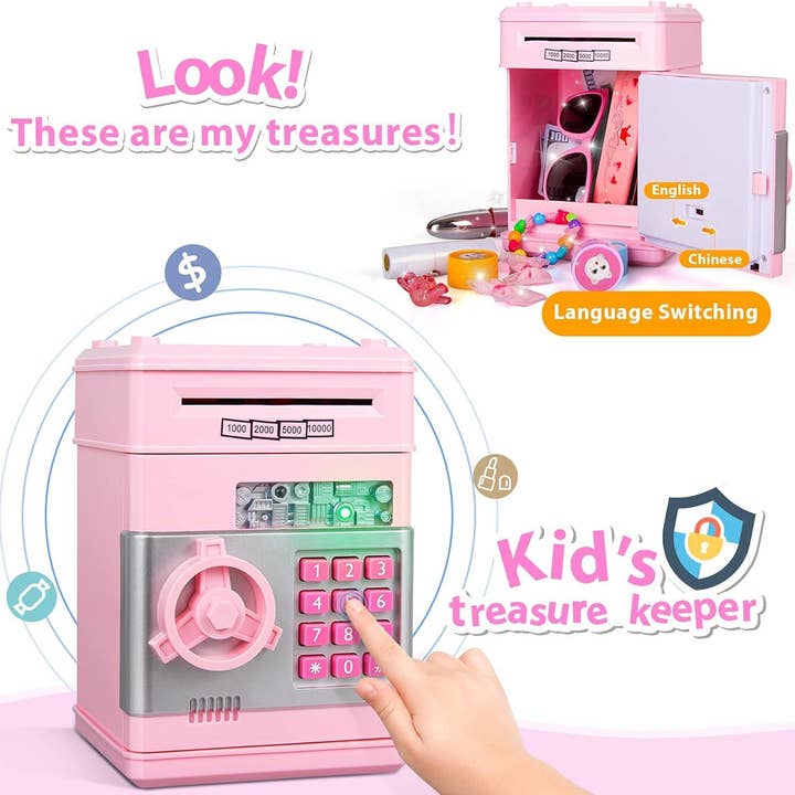 VIGOR - Wholesale Money/piggy bank – Child & baby - Best Gift Piggy Bank Electronic Mini ATM for Kids(10 Pack)10