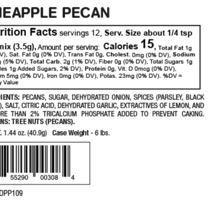 molly&you® - Vendita all'ingrosso Salse - Ananas Pecan Dip Mix4