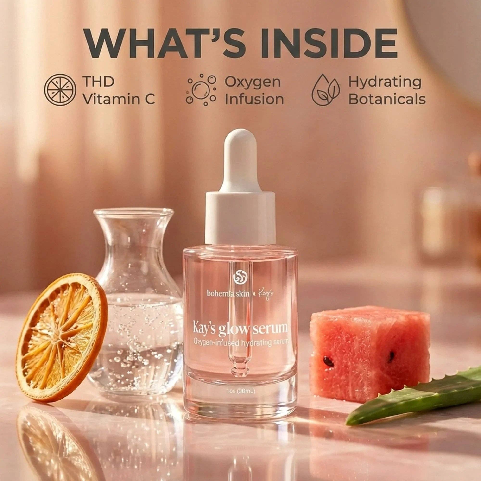 Bohemia Skin - Wholesale Facial Serum/Concentrate - Kay’s Glow Oxygen Serum5