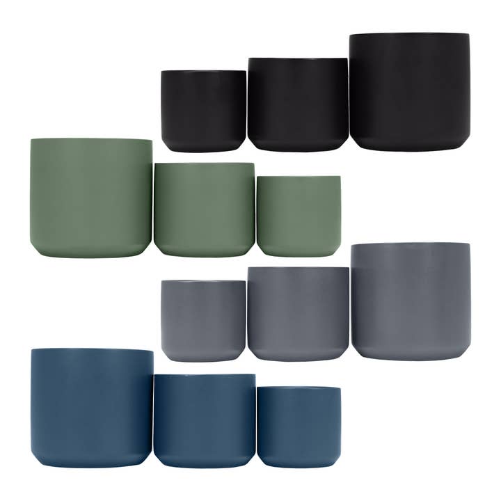 Kavana Decor by The Import Collection - Wholesale Plant Pot - Modern Planters -Ea Set