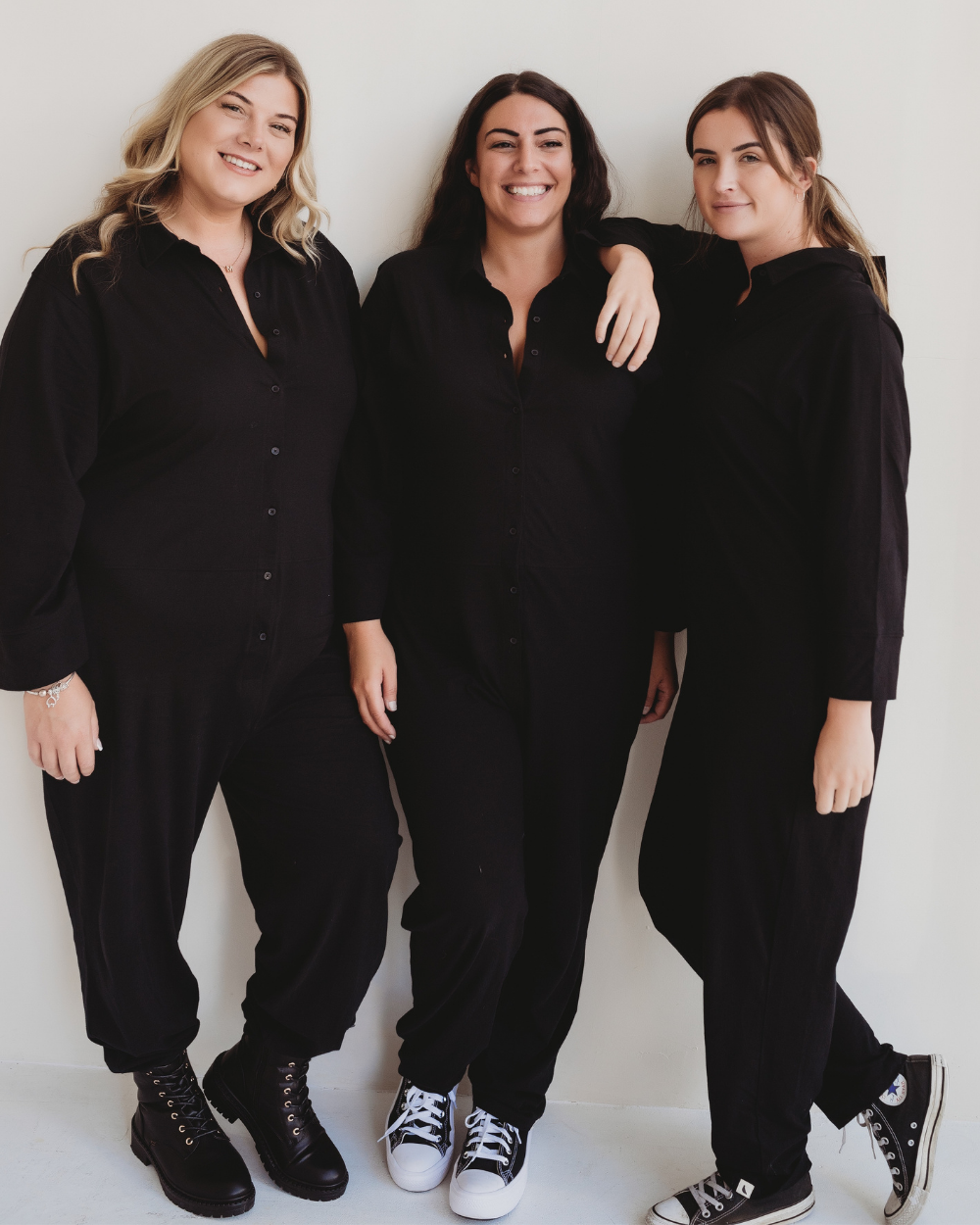 Shana Black Collared Jumpsuit for wholesale on Faire2