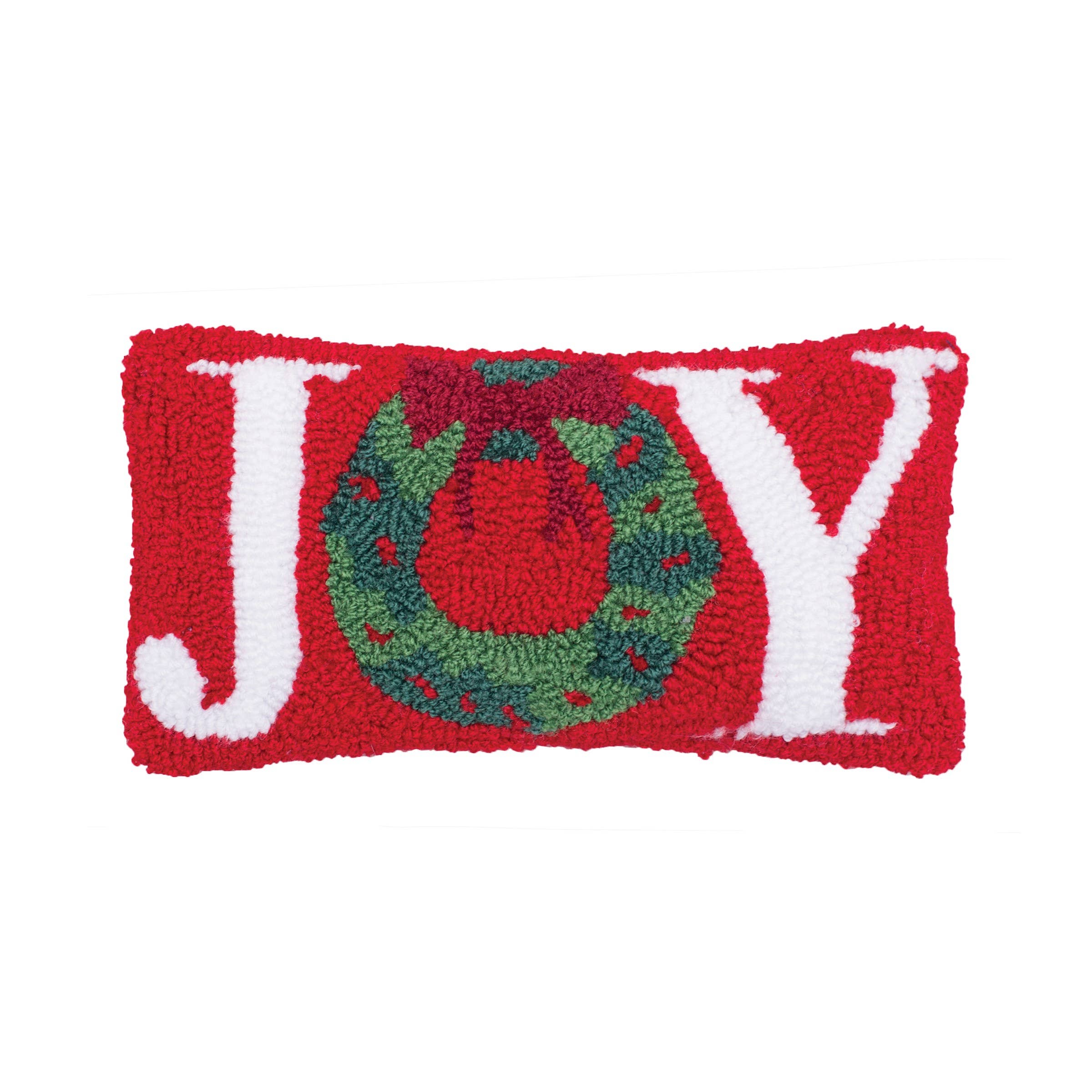 C&F Home - Wholesale Throw/Decorative Pillow - Christmas Joy Wreath Throw Pillow0