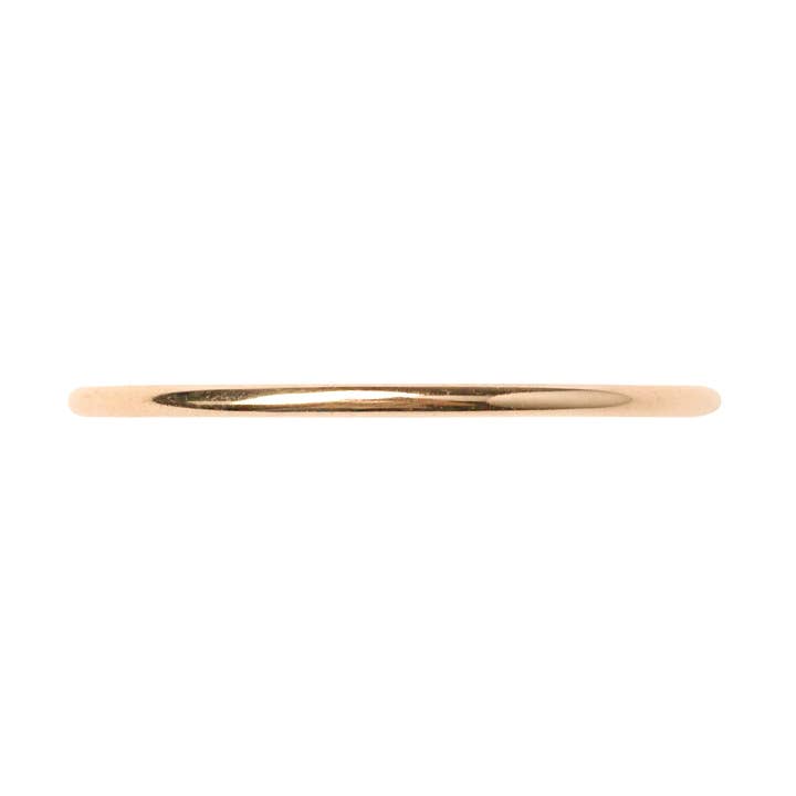 Gold Smooth Stacking Ring Goldfill Ring 14k Gold Filled Ring for wholesale by Mineral and Matter