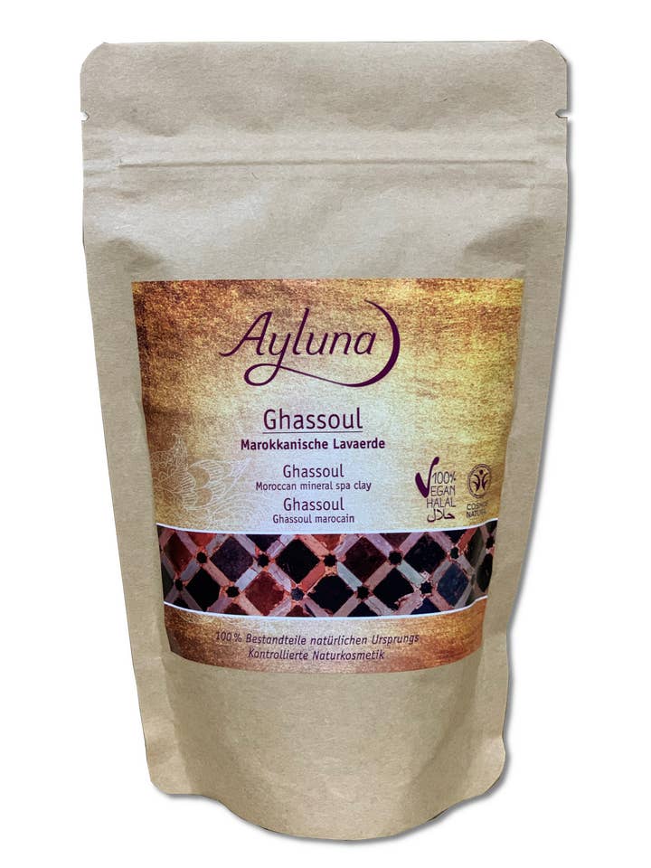Polvo de Ghassoul 200 g para venta al por mayor de Ayluna Naturkosmetik GmbH
