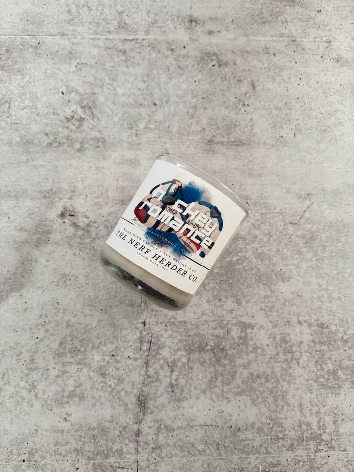 CANDLE | Hockey Romance (13 oz) for wholesale by The Nerf Herder Co.