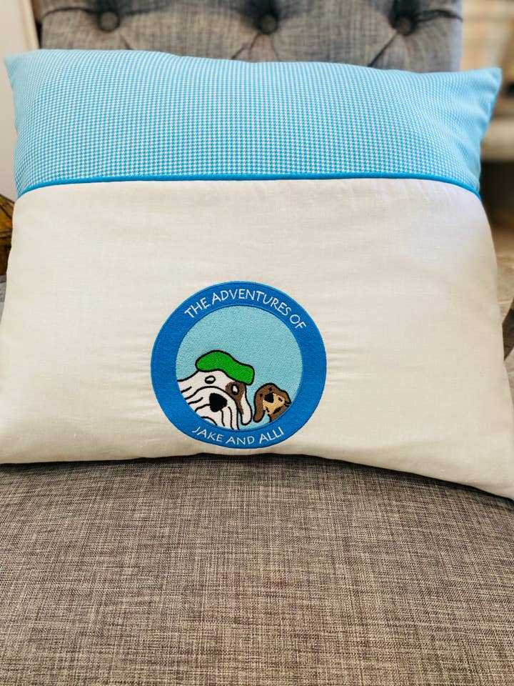 Book Pillow Turqoise for wholesale by Jake and Alli Adventures