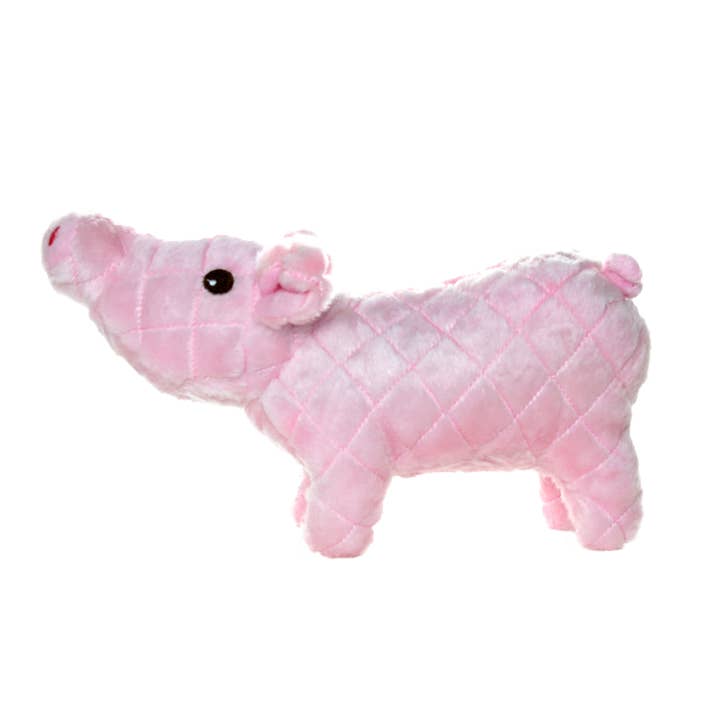 Mighty Farm Piglet, Plush, Squeaky Dog Toy for wholesale by Tuffy Dog Toys - VIP Products