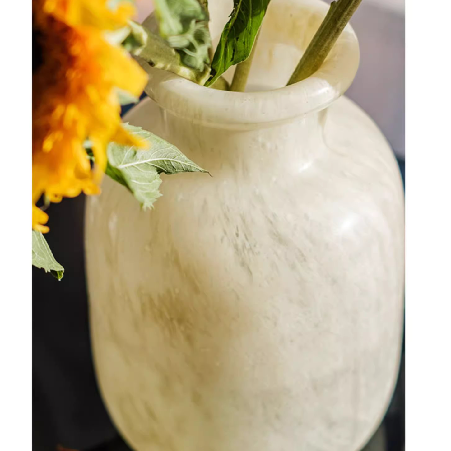 Rustic Reach - Wholesale Vase - Large Matte Frosted Glass Vase3